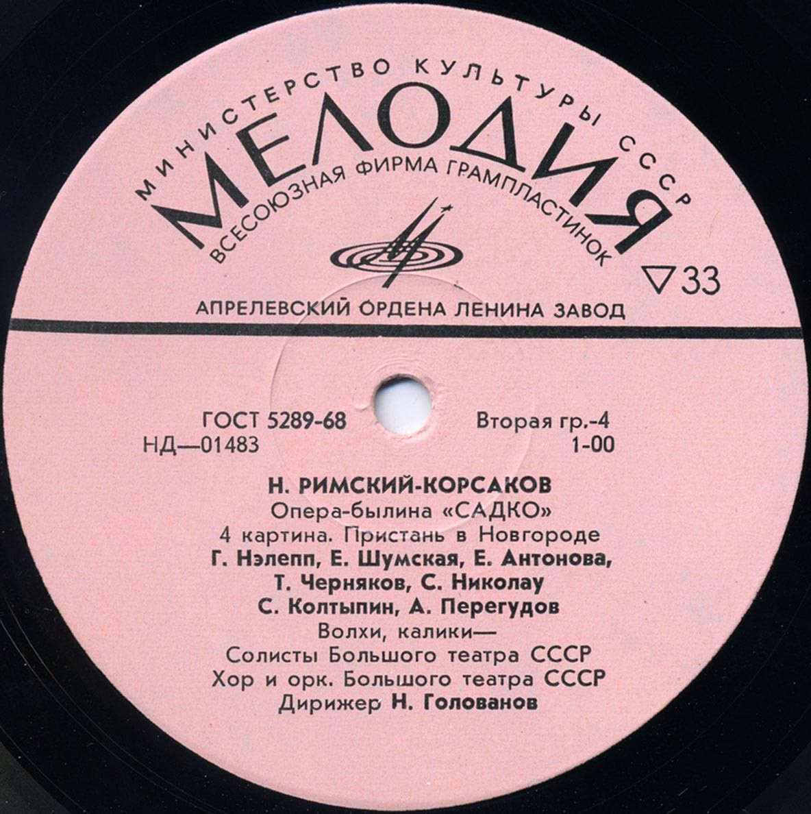 Н. Римский-Корсаков (1844-1908). Опера-былина "Садко"