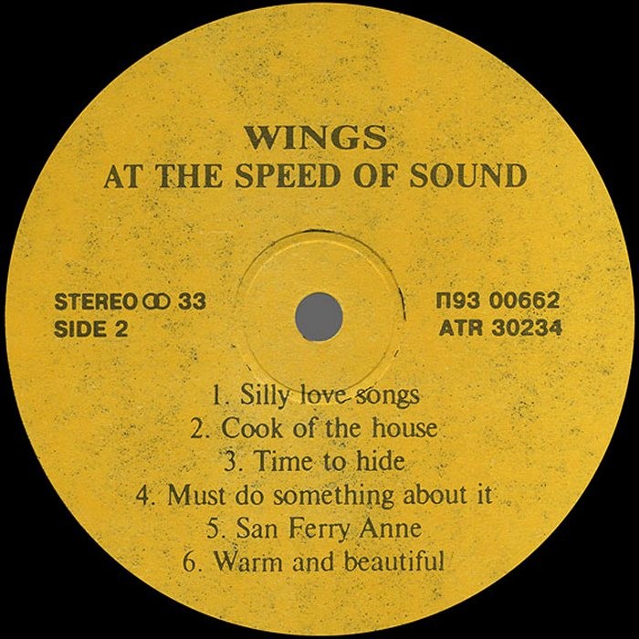 WINGS «At The Speed of Sound»