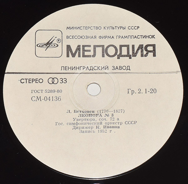Л. Бетховен: Симфония № 9, Леонора № 3 (К. Иванов)