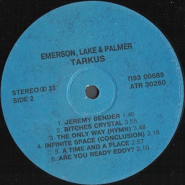 EMERSON LAKE & PALMER. Tarkus
