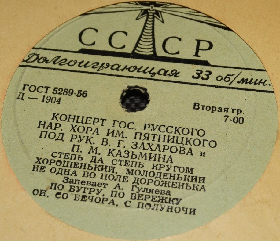 Концерт Государственного русского народного хора им. Пятницкого