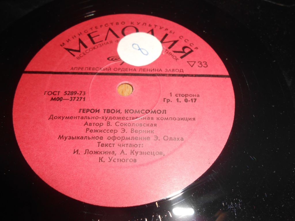 ГЕРОИ ТВОИ, КОМСОМОЛ. Документально-художественная композиция