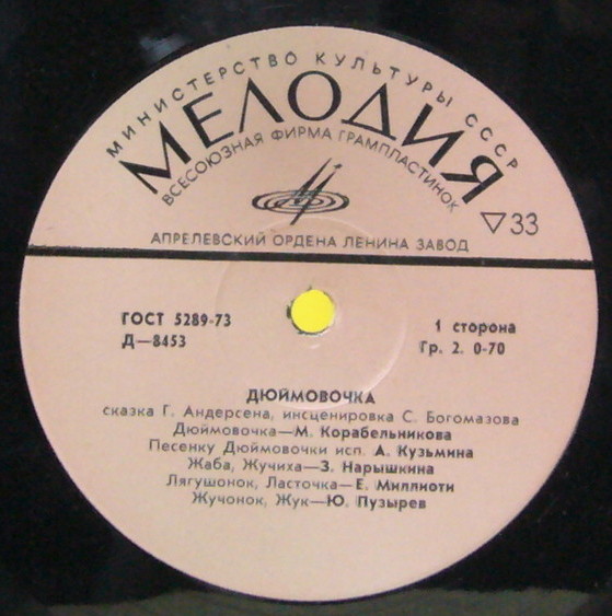 Г. Х. Андерсен. Дюймовочка