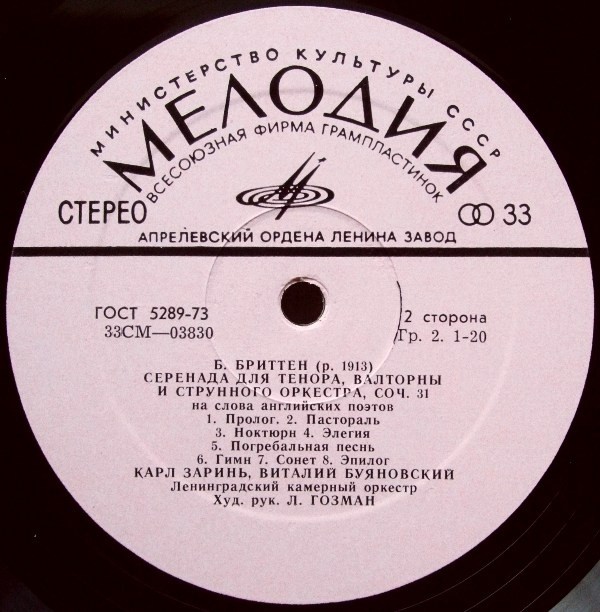 Бенджамин БРИТТЕН