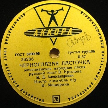 М. Александрович — Черноглазая ласточка / Чико-чико