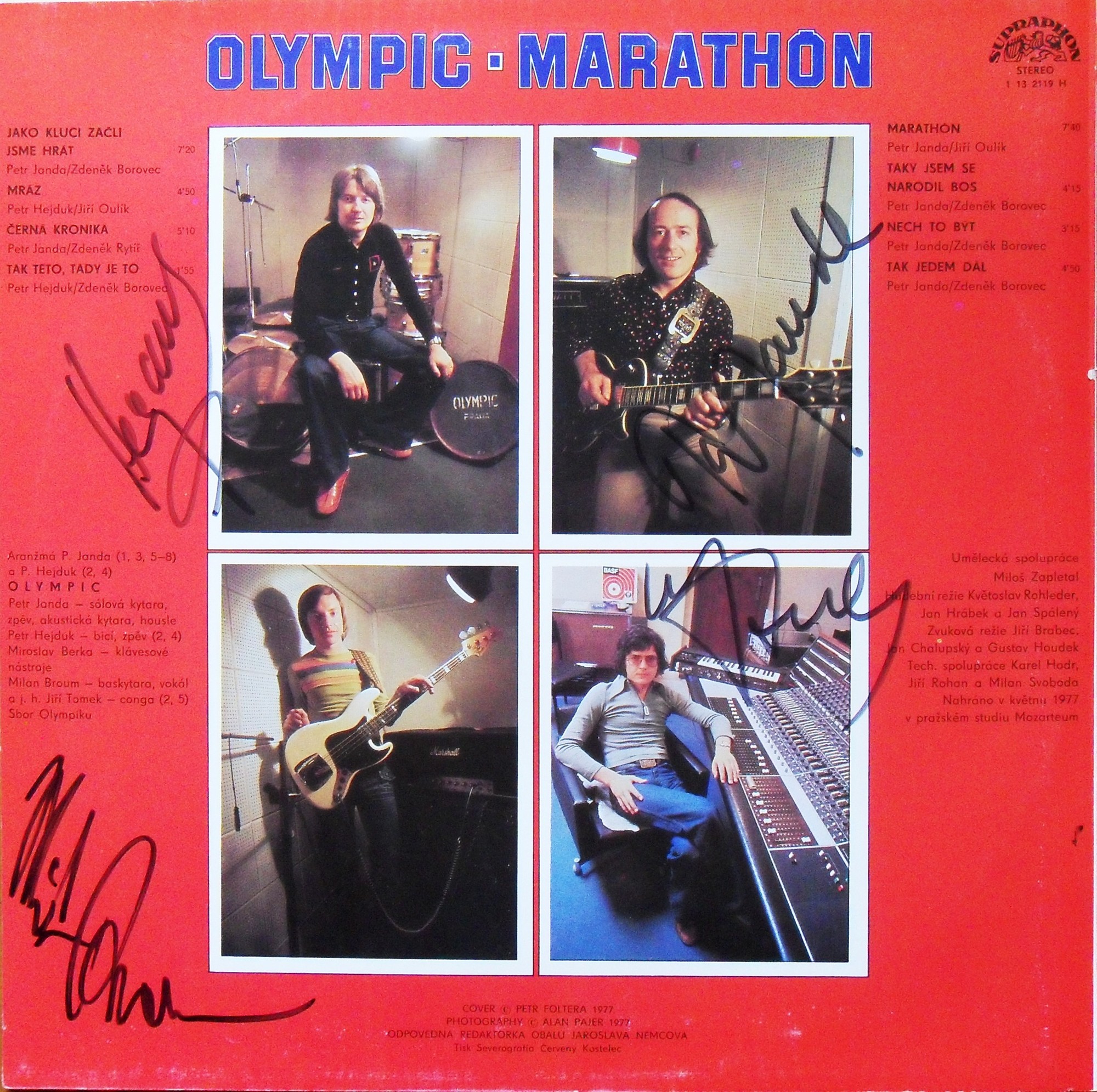 OLYMPIC - Marathon [по заказу чешской фирмы SUPRAPHON, 1 13 2119]