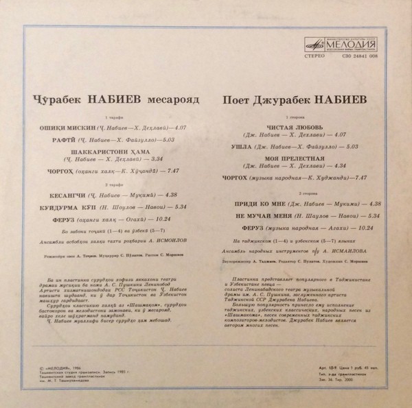 Джурабек НАБИЕВ