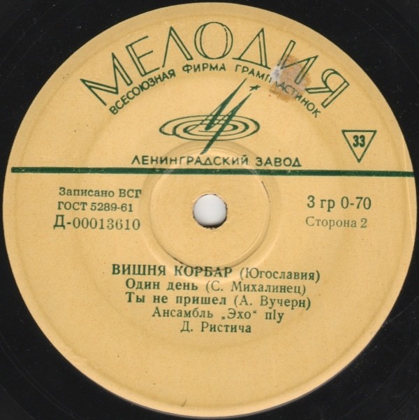 ЮГОСЛАВСКАЯ ЭСТРАДА (на сербохорватском яз.)