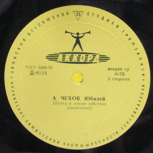 А. П. Чехов - "Юбилей", шутка в 1–м действии - Артисты московских театров