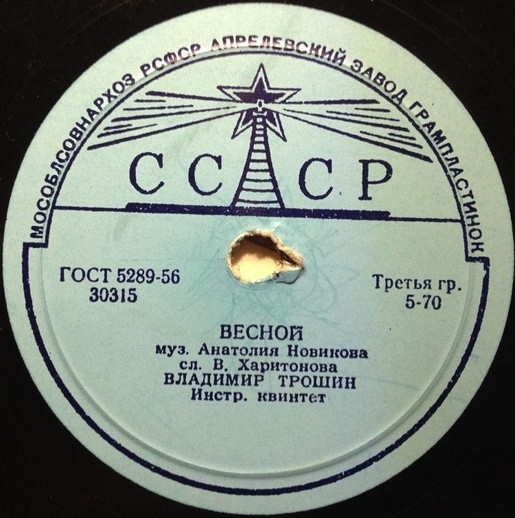 В. Трошин - Не тревожься / Весной