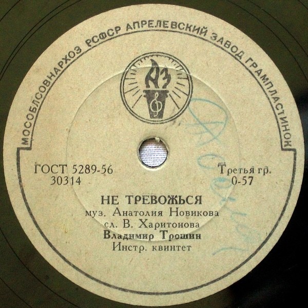 В. Трошин - Не тревожься / Весной