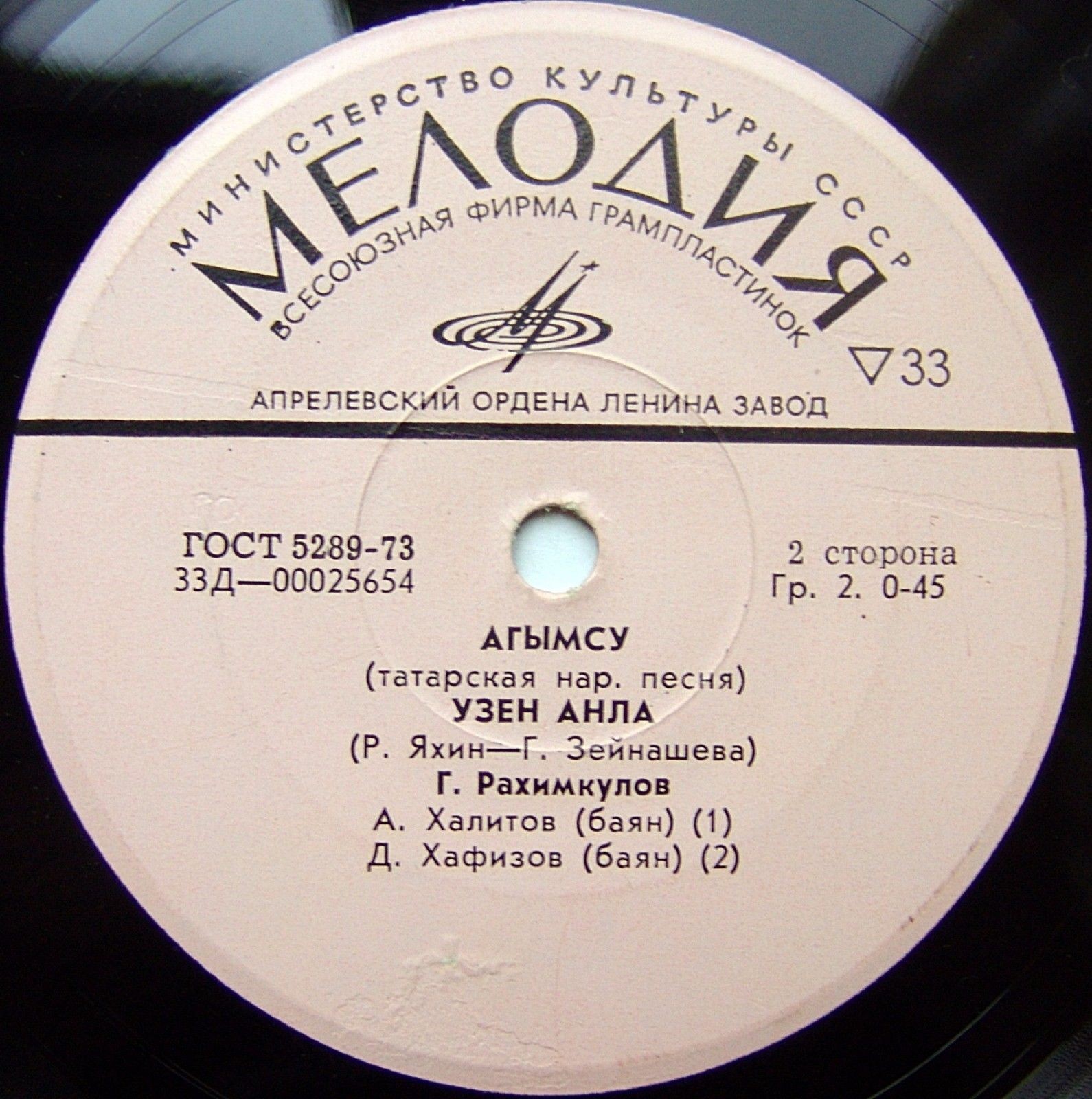 Габдулла РАХИМКУЛОВ: Татарские песни