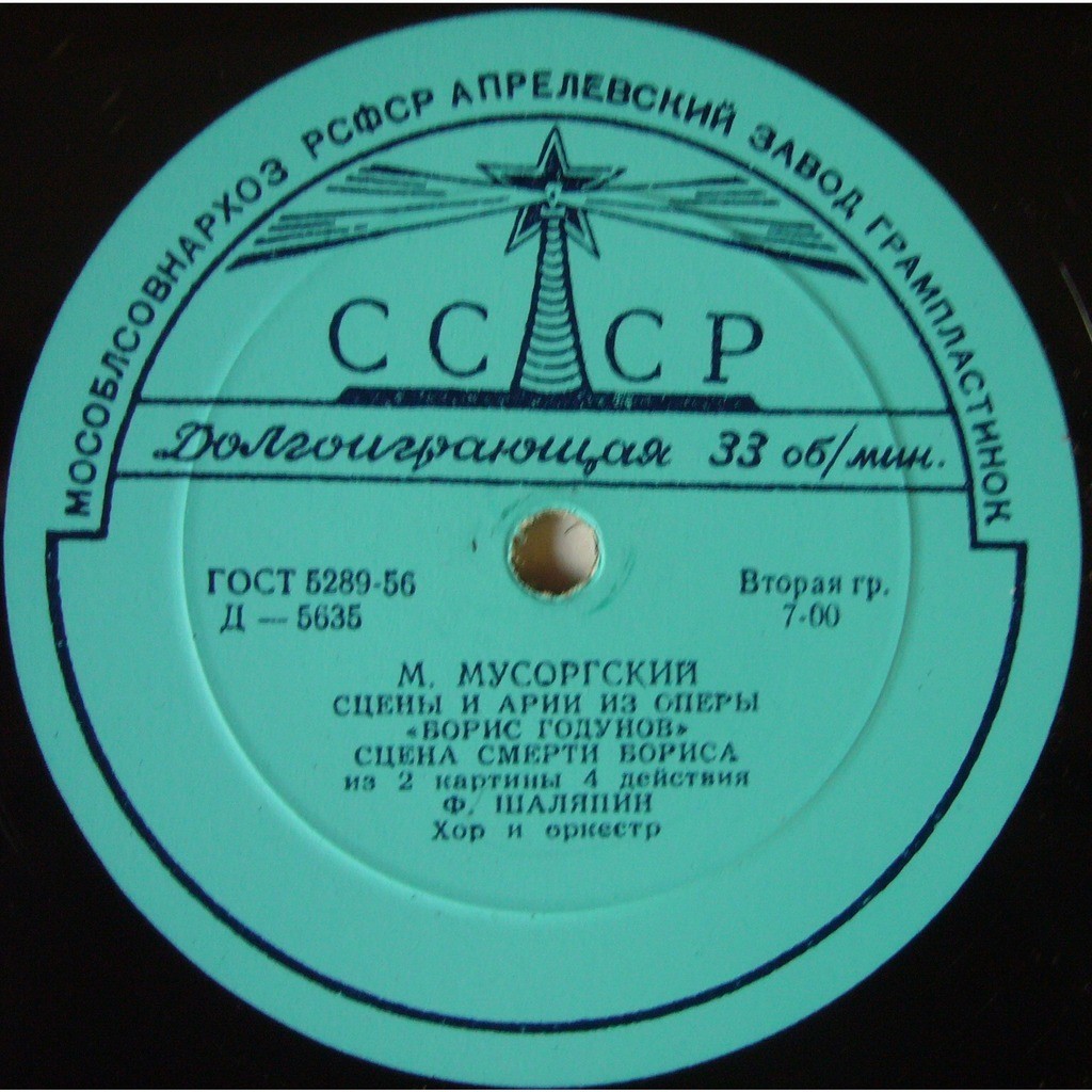 М. МУСОРГСКИЙ (1839–1881): Сцены и арии из оперы «Борис Годунов» (Ф. Шаляпин)