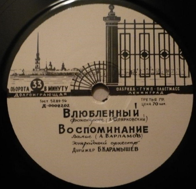Эстрадный оркестр, дирижёр Борис Карамышев