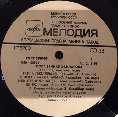 ХАНЛАРОВА Зейнаб