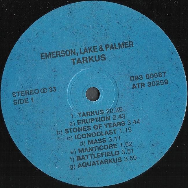 EMERSON LAKE & PALMER. Tarkus