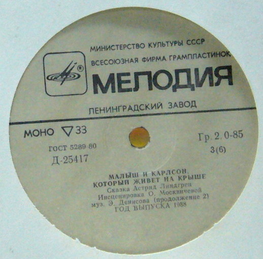 А. Линдгрен (1907-2002). Малыш и Карлсон, который живёт на крыше
