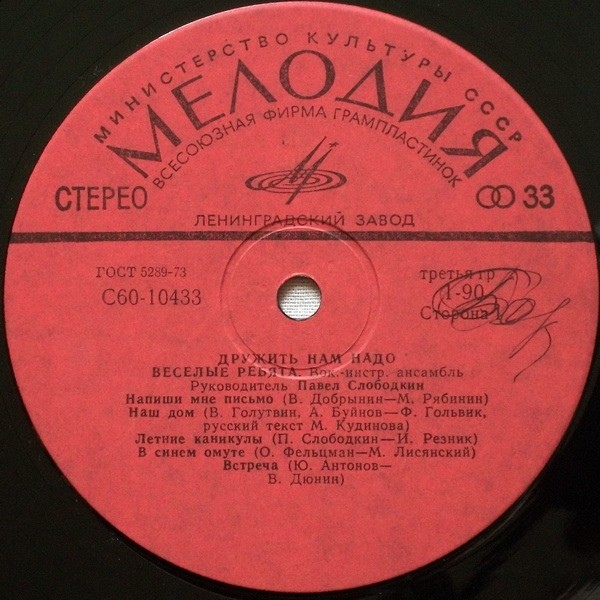 ВИА «Веселые ребята» — Дружить нам надо