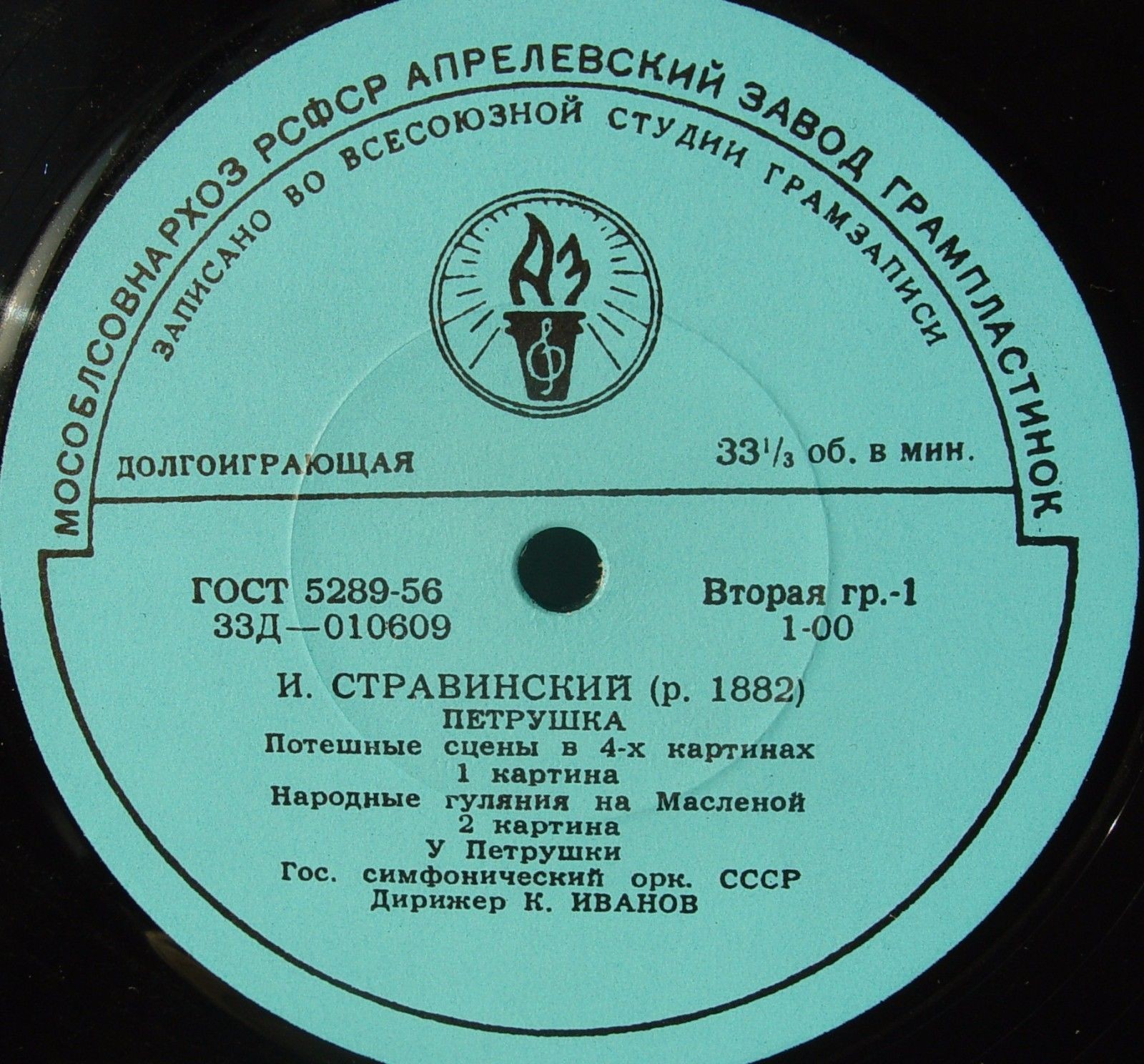 И. СТРАВИНСКИЙ (1882–1971): «Петрушка», потешные сцены в 4-х картинах (К. Иванов)