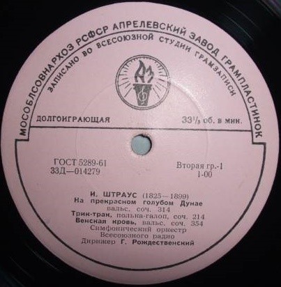 И. ШТРАУС (1825–1899): Вальсы