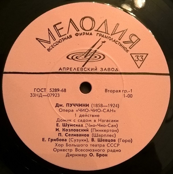 Дж. Пуччини. "Мадам Баттерфляй", опера