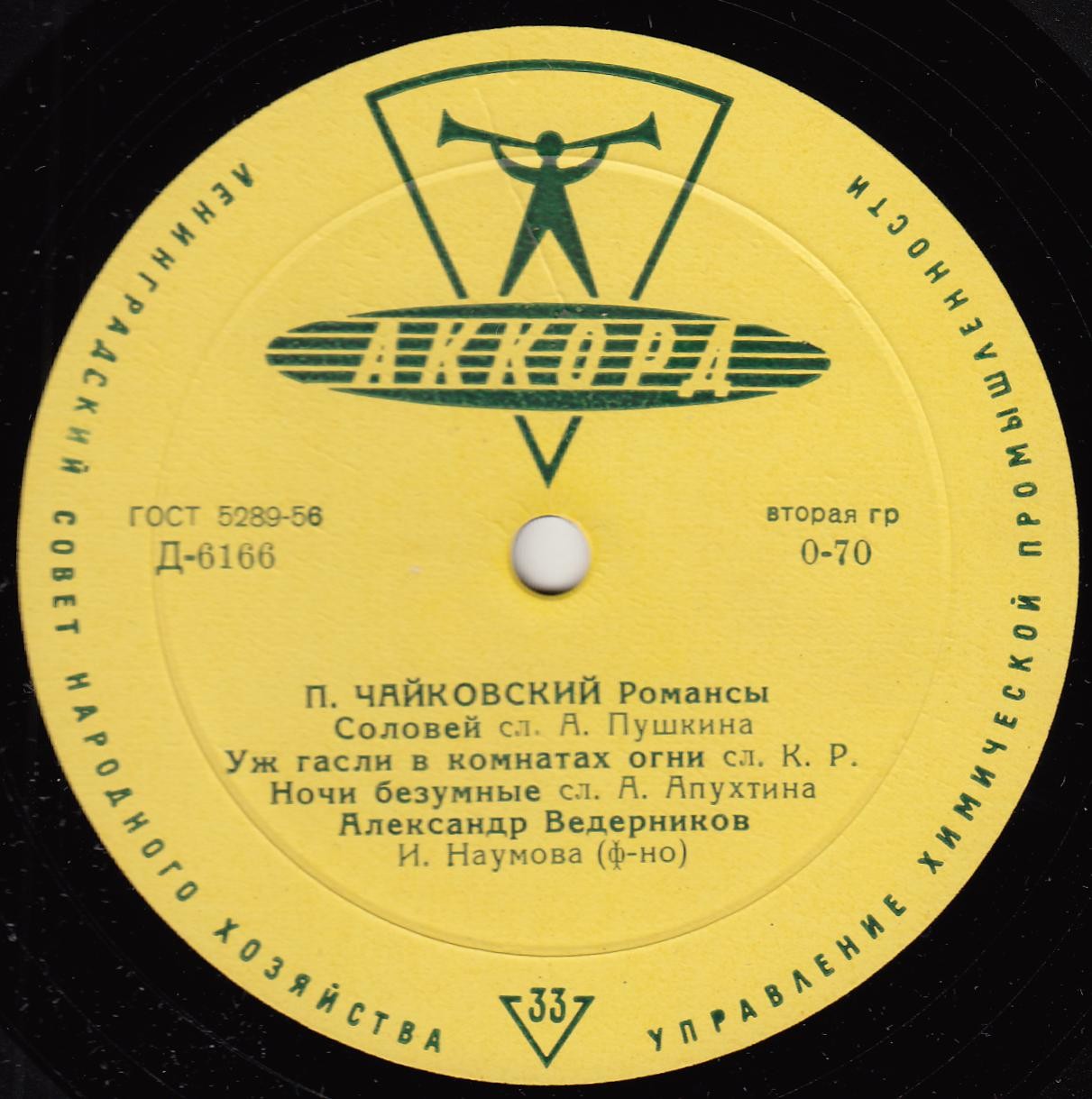 Александр Ведерников (бас) - Романсы П. Чайковского