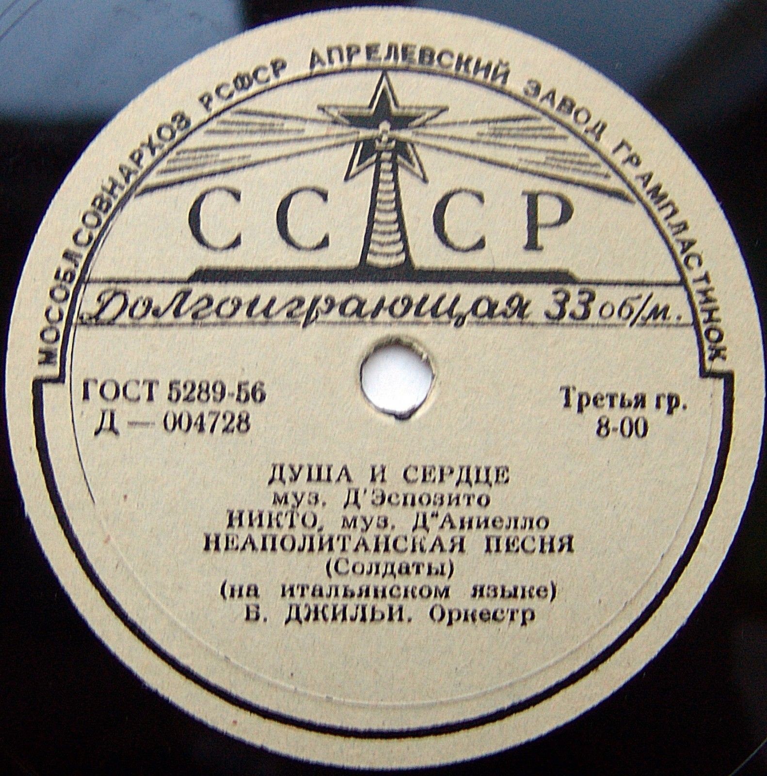 Беньямино Джильи - Итальянские песни