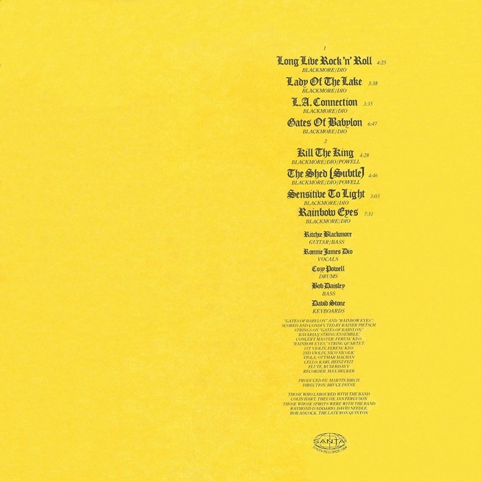 RAINBOW «Long Live Rock ‘n’ Roll»