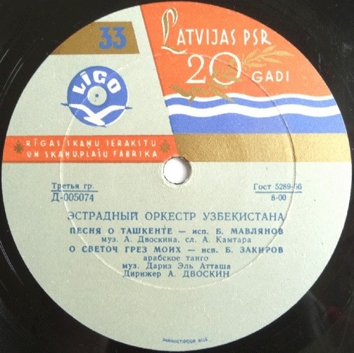 Эстрадный оркестр Узбекистана
