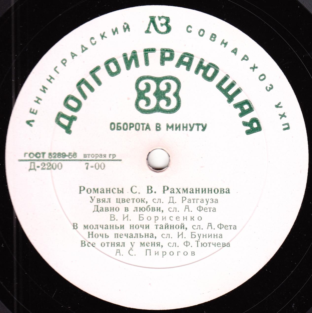 С. Рахманинов: Романсы