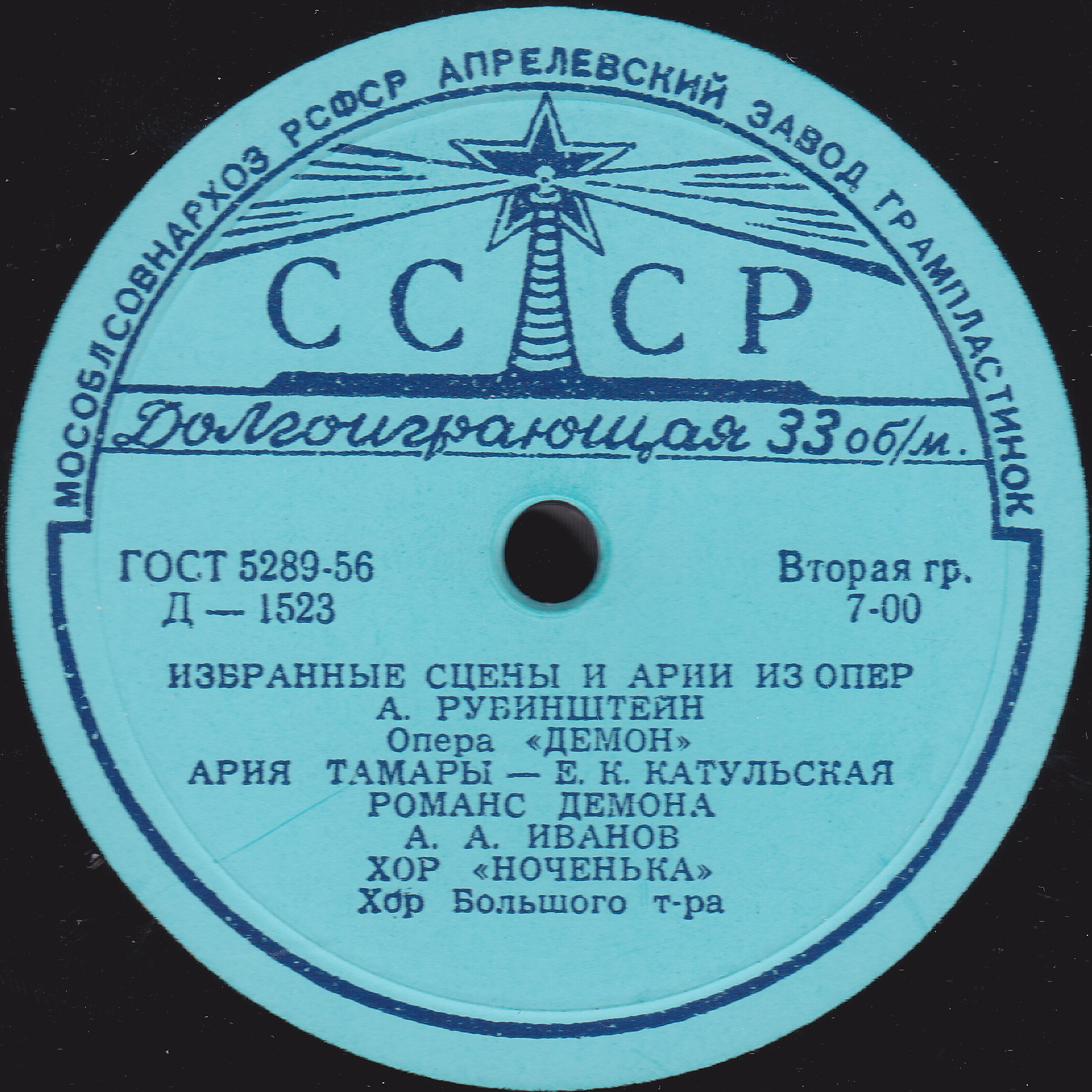 П. Чайковский - Иоланта. А. Рубинштейн - Демон