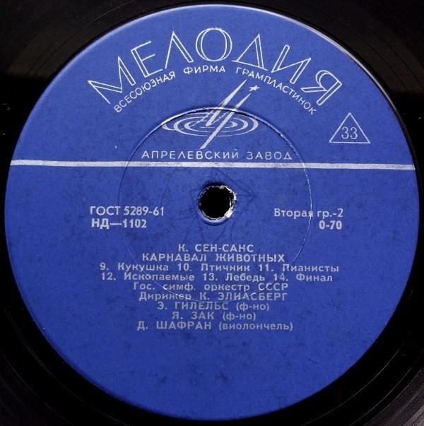 К. СЕН-САНС. «Карнавал животных»