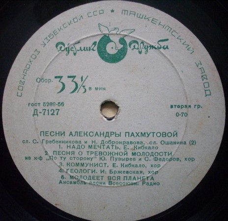 Песни Александры Пахмутовой