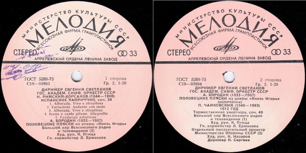 Дирижер Евгений Светланов