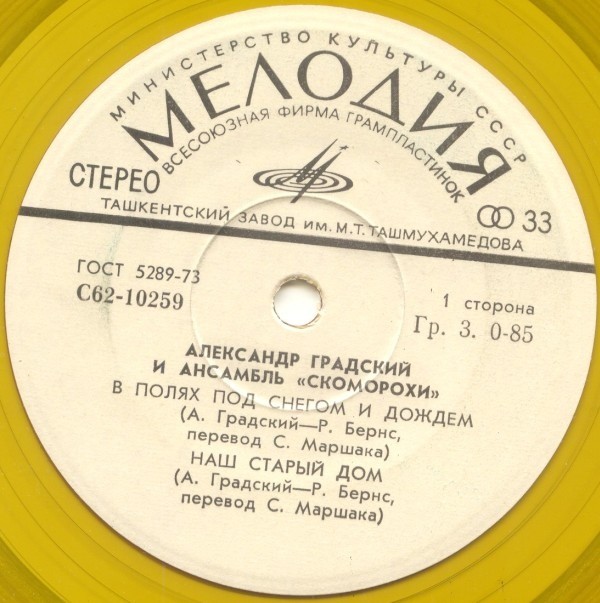 Александр Градский и ансамбль "Скоморохи"