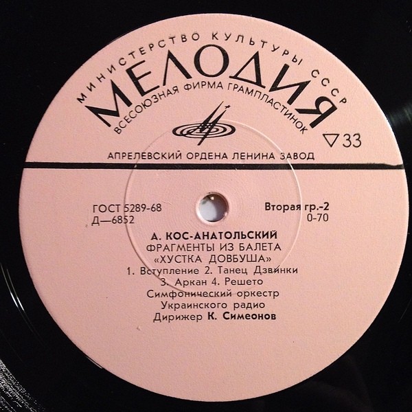 А. Кос-Анатольский (р. 1909)