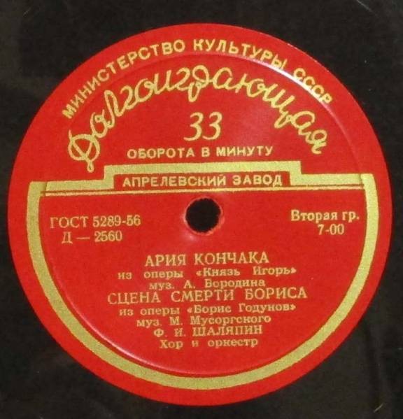 Фёдор ШАЛЯПИН (бас): «Концерт Ф. Шаляпина»