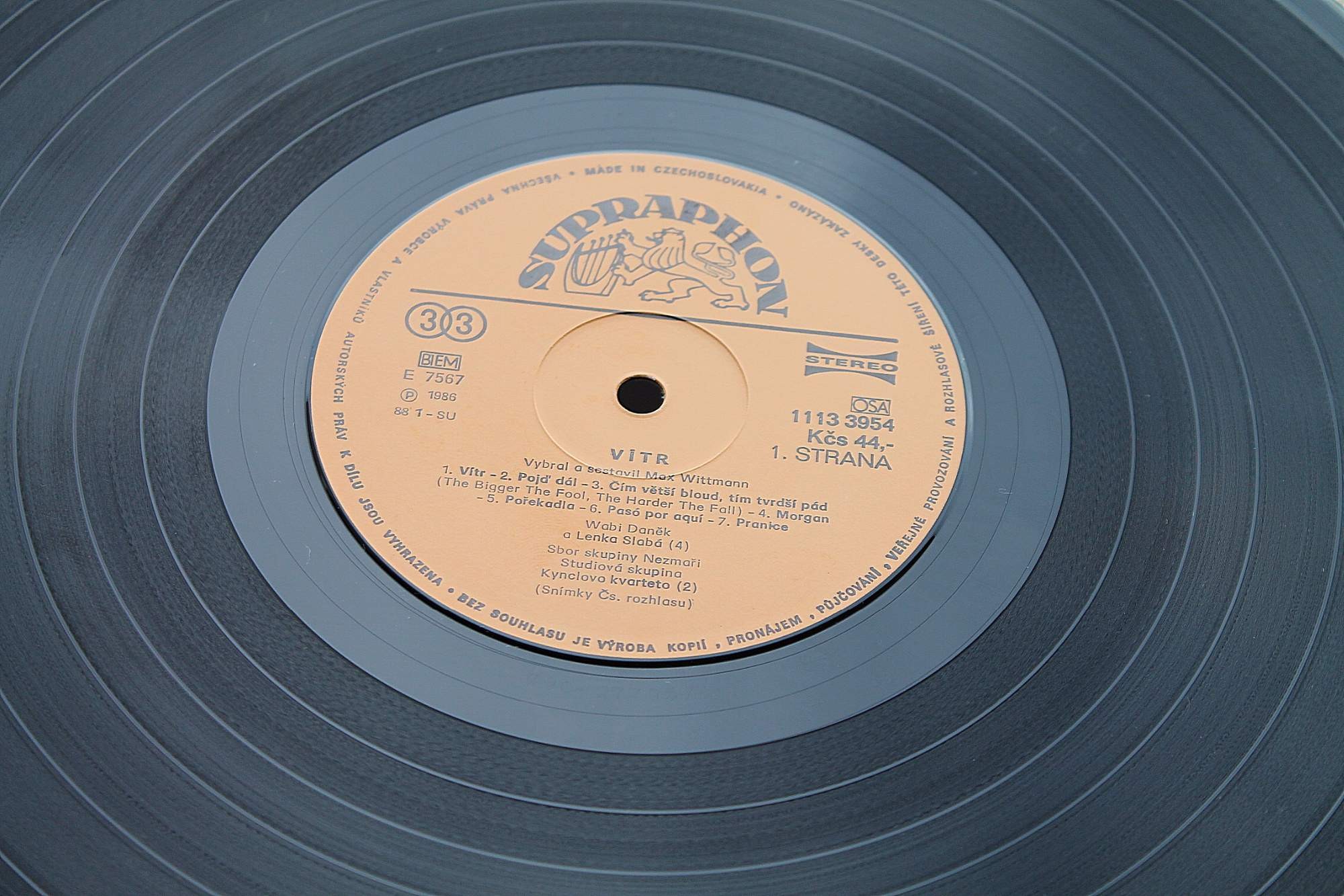 Wabi Danek - Vitr [по заказу чешской фирмы SUPRAPHON 1113 3954]