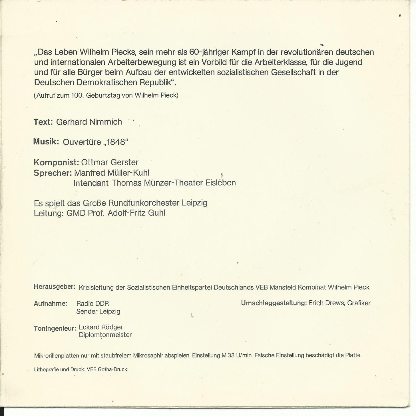 Unser Kombinat trägt seinen Namen (на немецком языке)