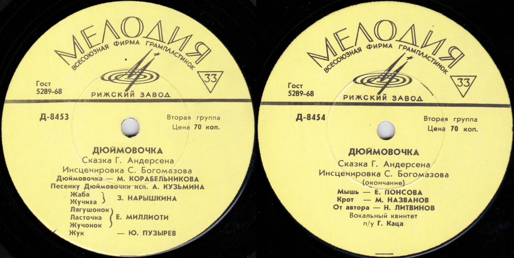 Г. Х. Андерсен. Дюймовочка