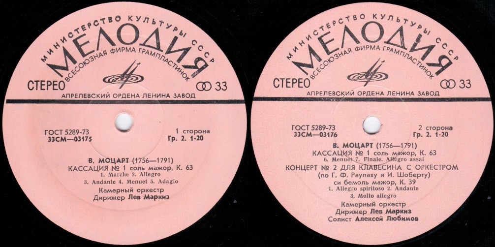 В.МОЦАРТ (1756–1791)