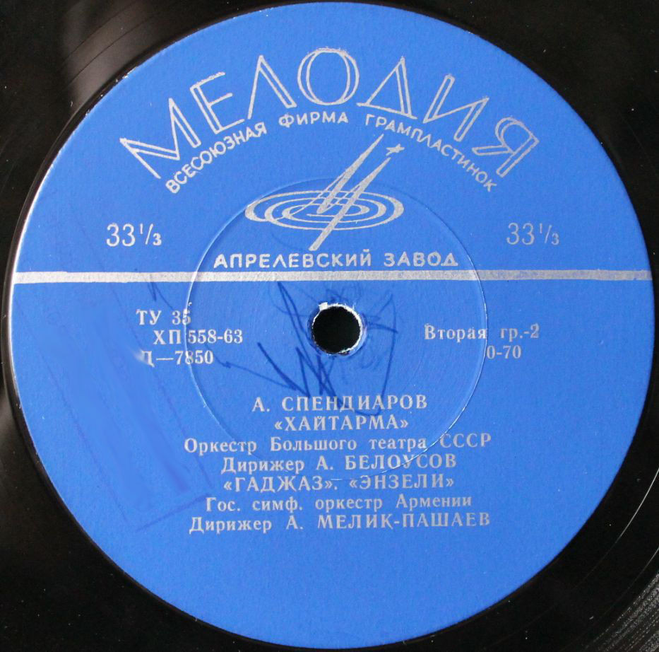 А. СПЕНДИАРОВ (1871-1928)