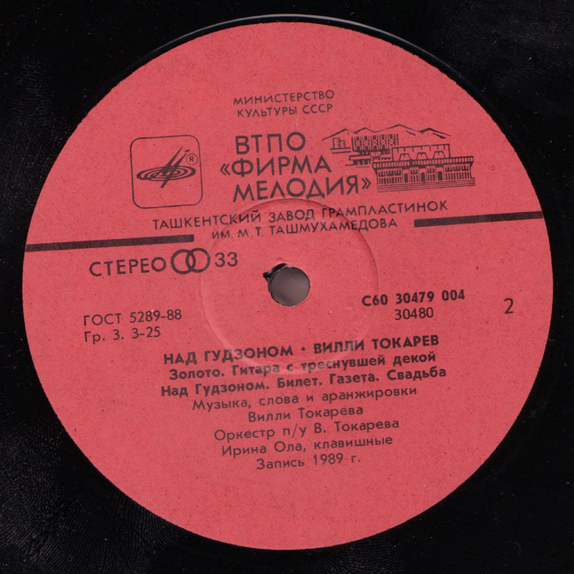 Вилли ТОКАРЕВ. «Над Гудзоном»