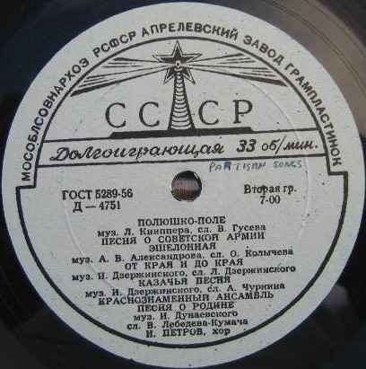 Песни нашей Родины (3)