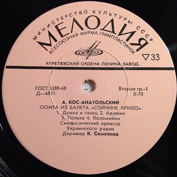 А. Кос-Анатольский (р. 1909)