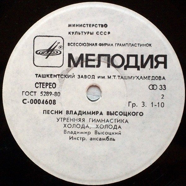 Песни Владимира Высоцкого