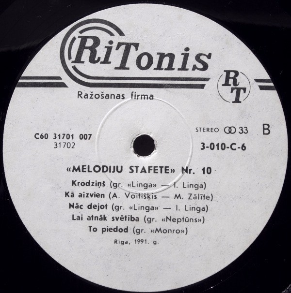 Melodiju stafete. Nr. 10