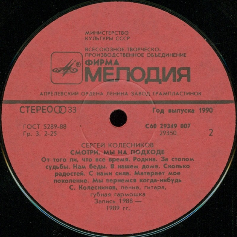 Сергей КОЛЕСНИКОВ. «Смотри, мы на подходе»