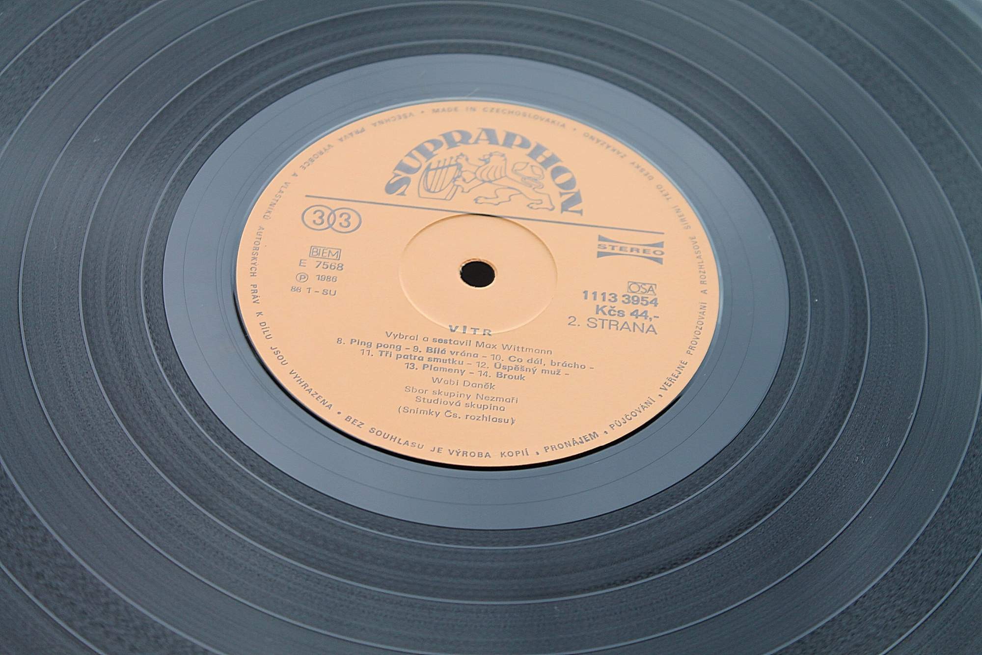 Wabi Danek - Vitr [по заказу чешской фирмы SUPRAPHON 1113 3954]