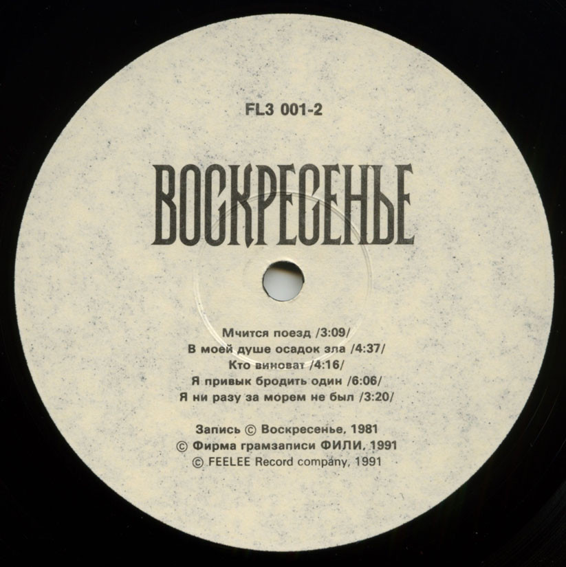Воскресенье 1981